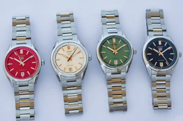 7 montres cadrans colores une min