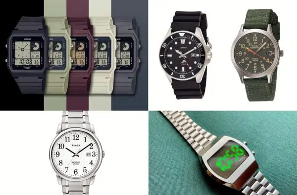 5 montres moins 80 euros une min