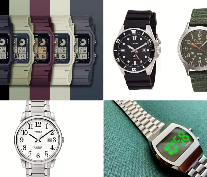 5 montres moins 80 euros une min