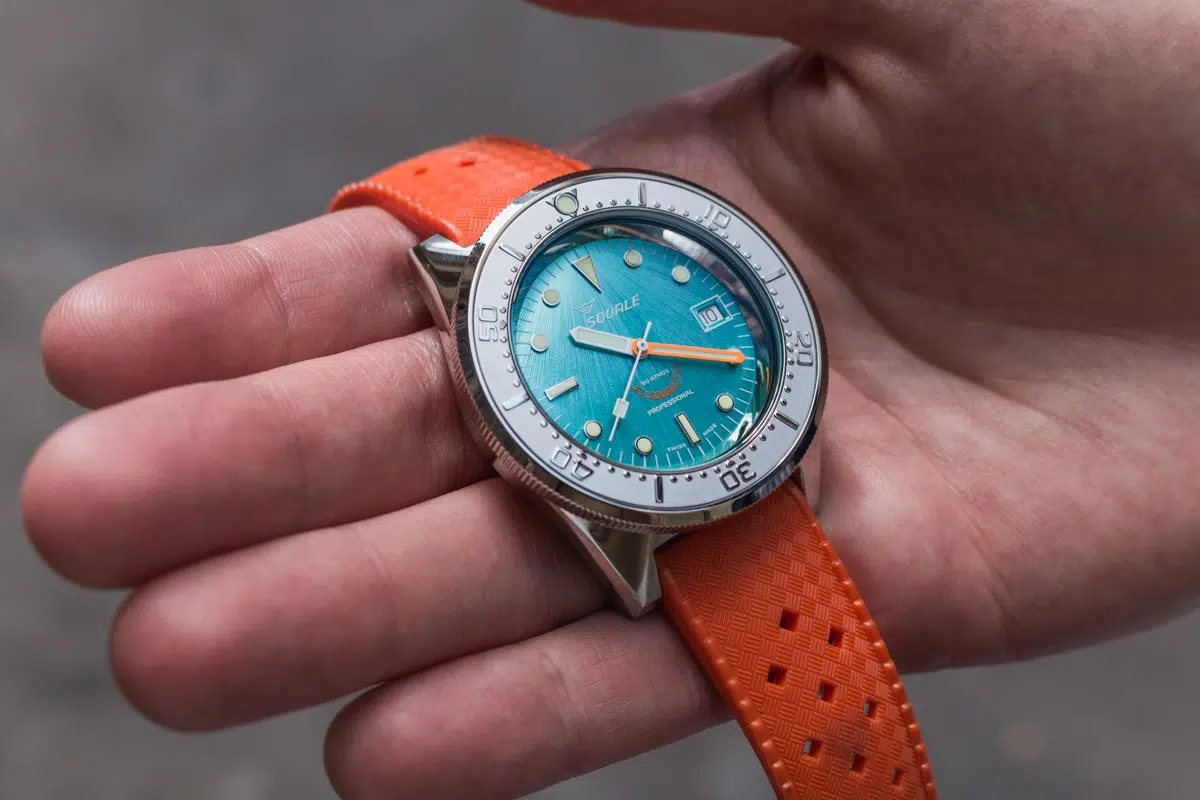 montre squale 1521 collaboration ocarat cadran aiguilles