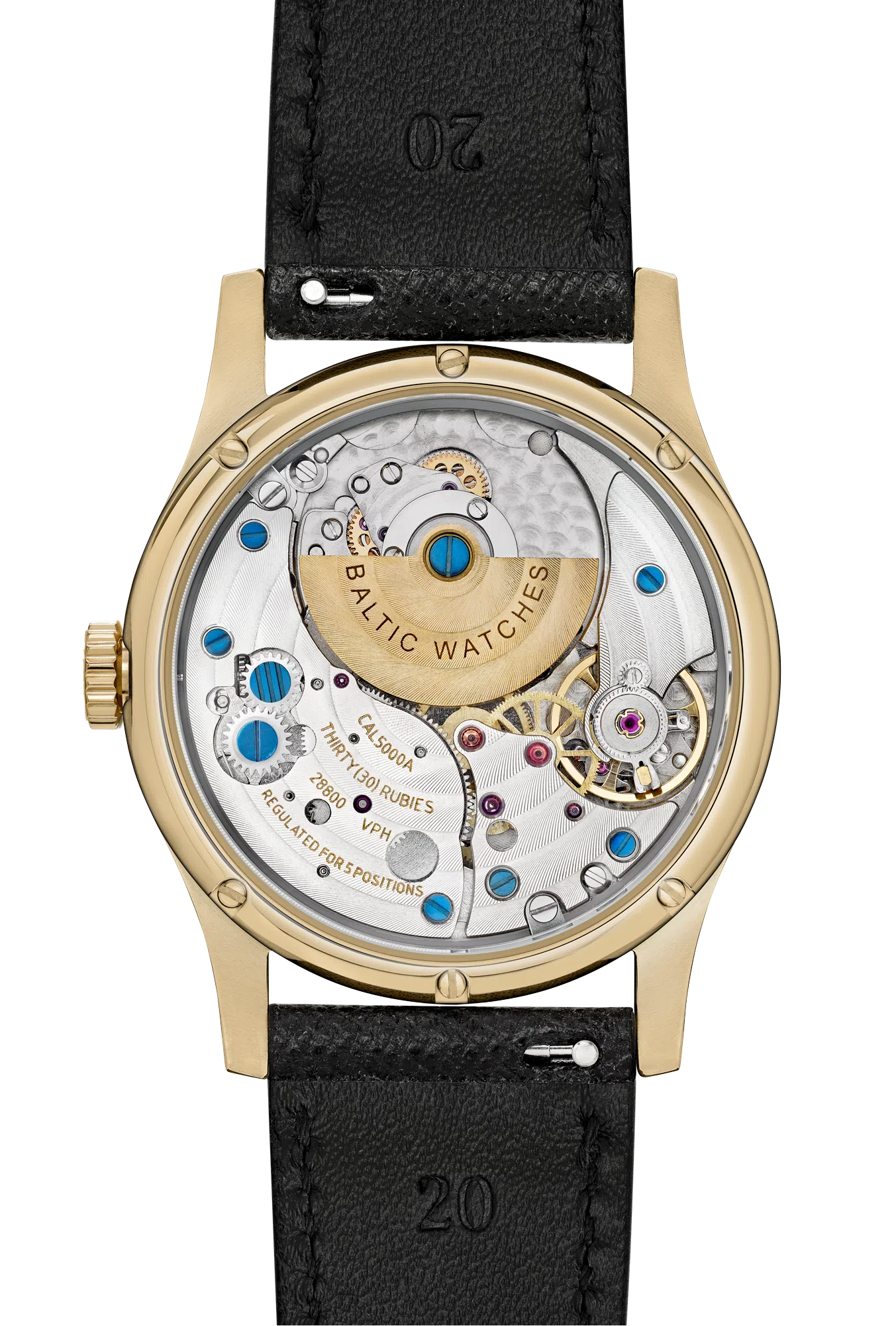 mr01 gold pvd back stitched saffiano black