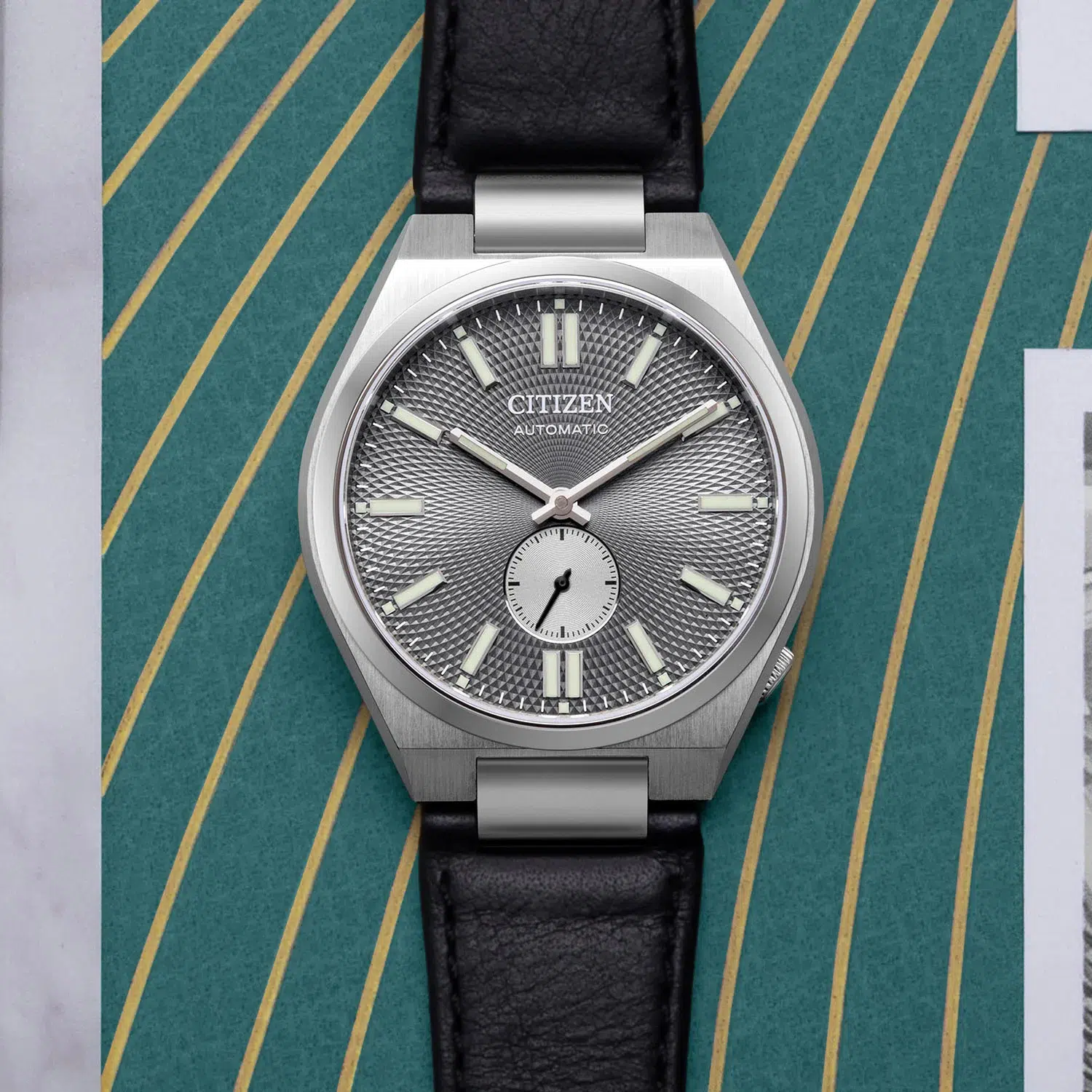 2024 citizen tsuyosa small second automatic grey nk5010 01h jpg