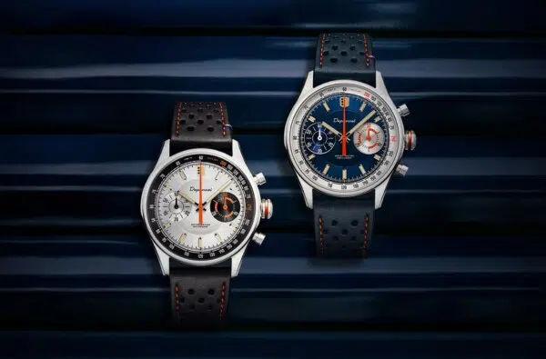 allure chronographe manuel cadran bleu bracelet bleu silver montres francaise 39 mm une min
