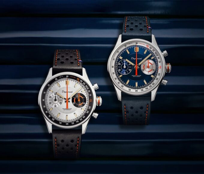 allure chronographe manuel cadran bleu bracelet bleu silver montres francaise 39 mm une min