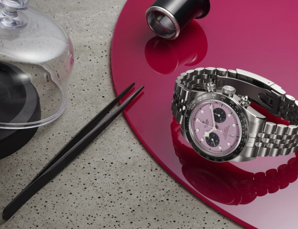 tudor black bay chrono pink une min