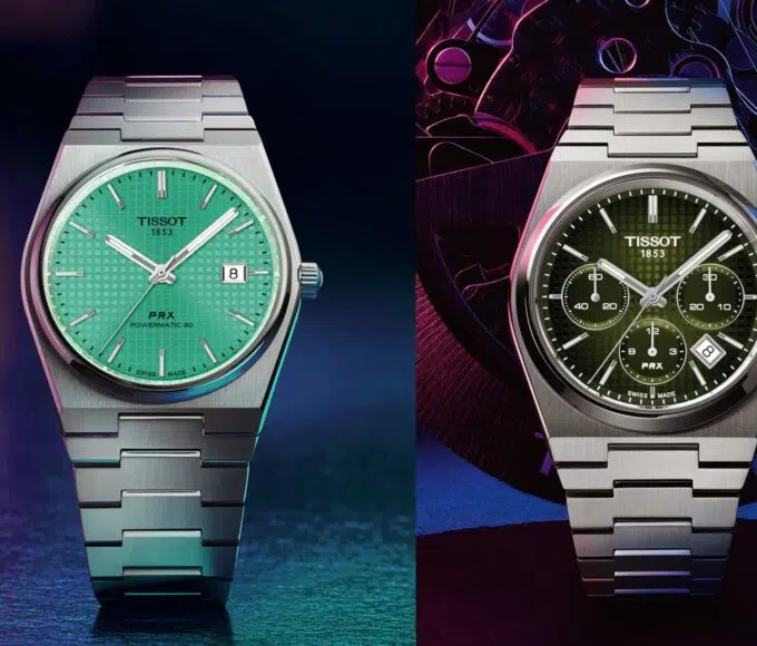 tissot prx cadran vert 2024 min