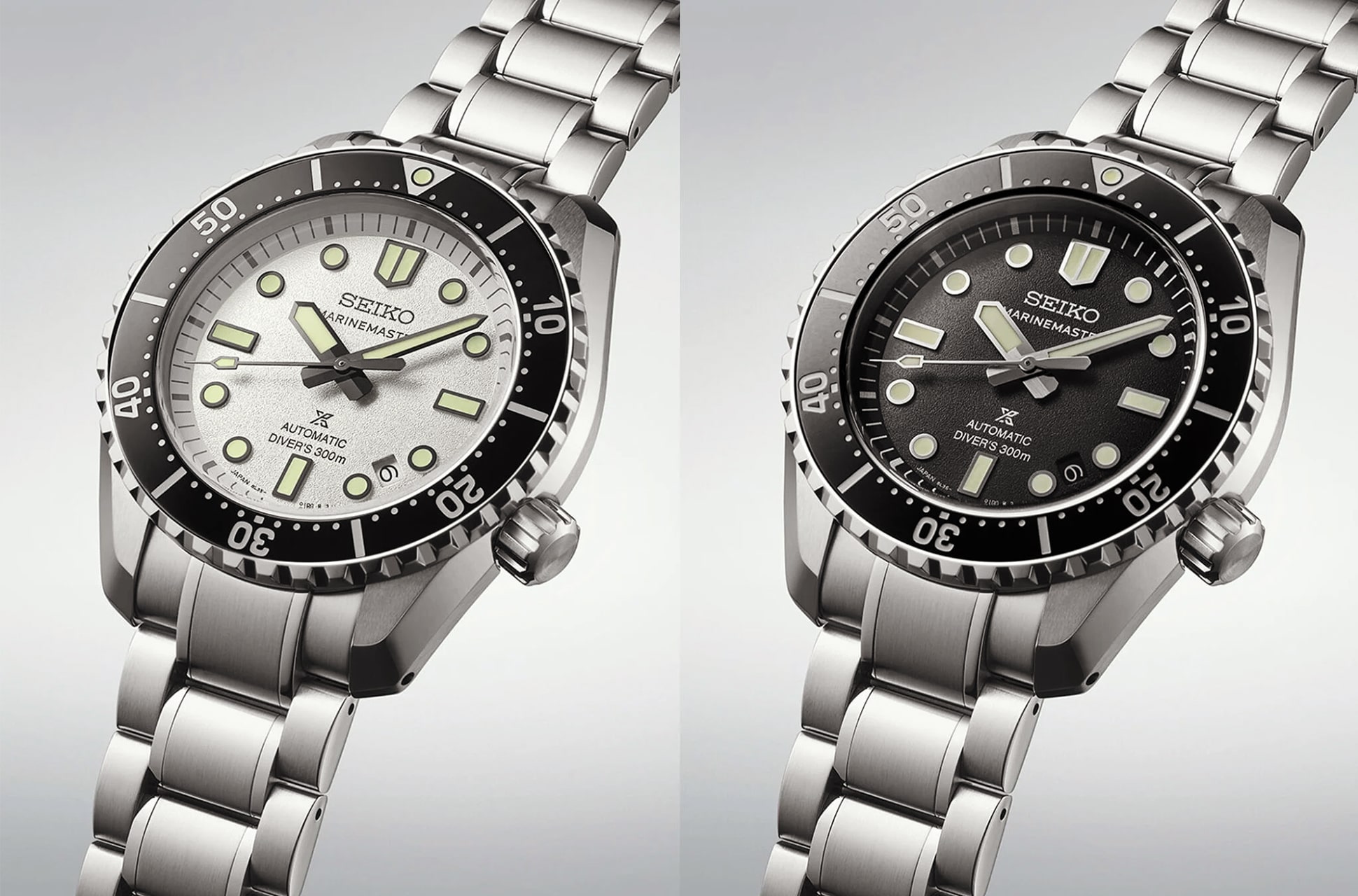 Seiko Marinemaster SLA077 et SLA079 pour plonger dans la rentree