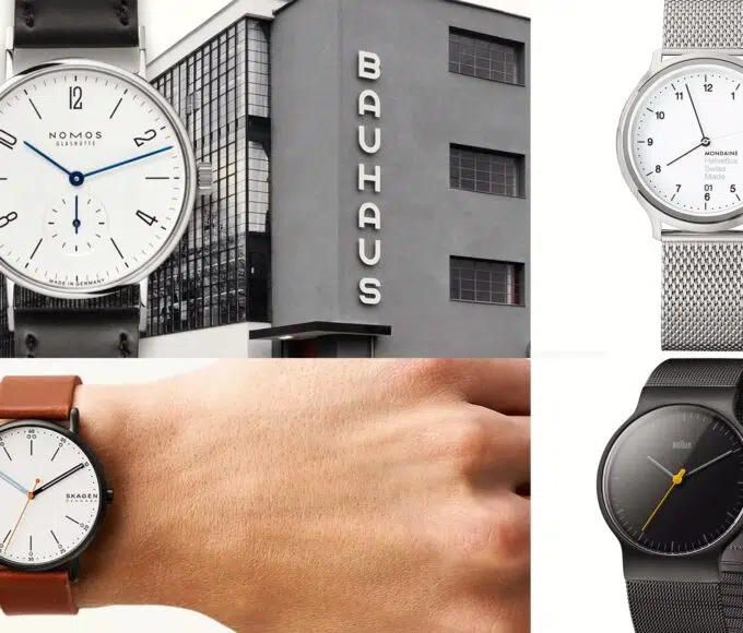 guide achat 7 montres minimalistes bauhaus une min
