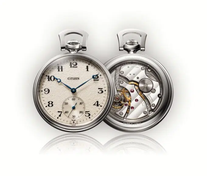 citizen pocket watch 100 ans une min