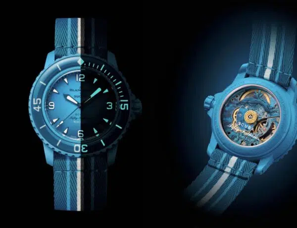 blancpain swatch scuba fifty fathoms blue lagoon une min
