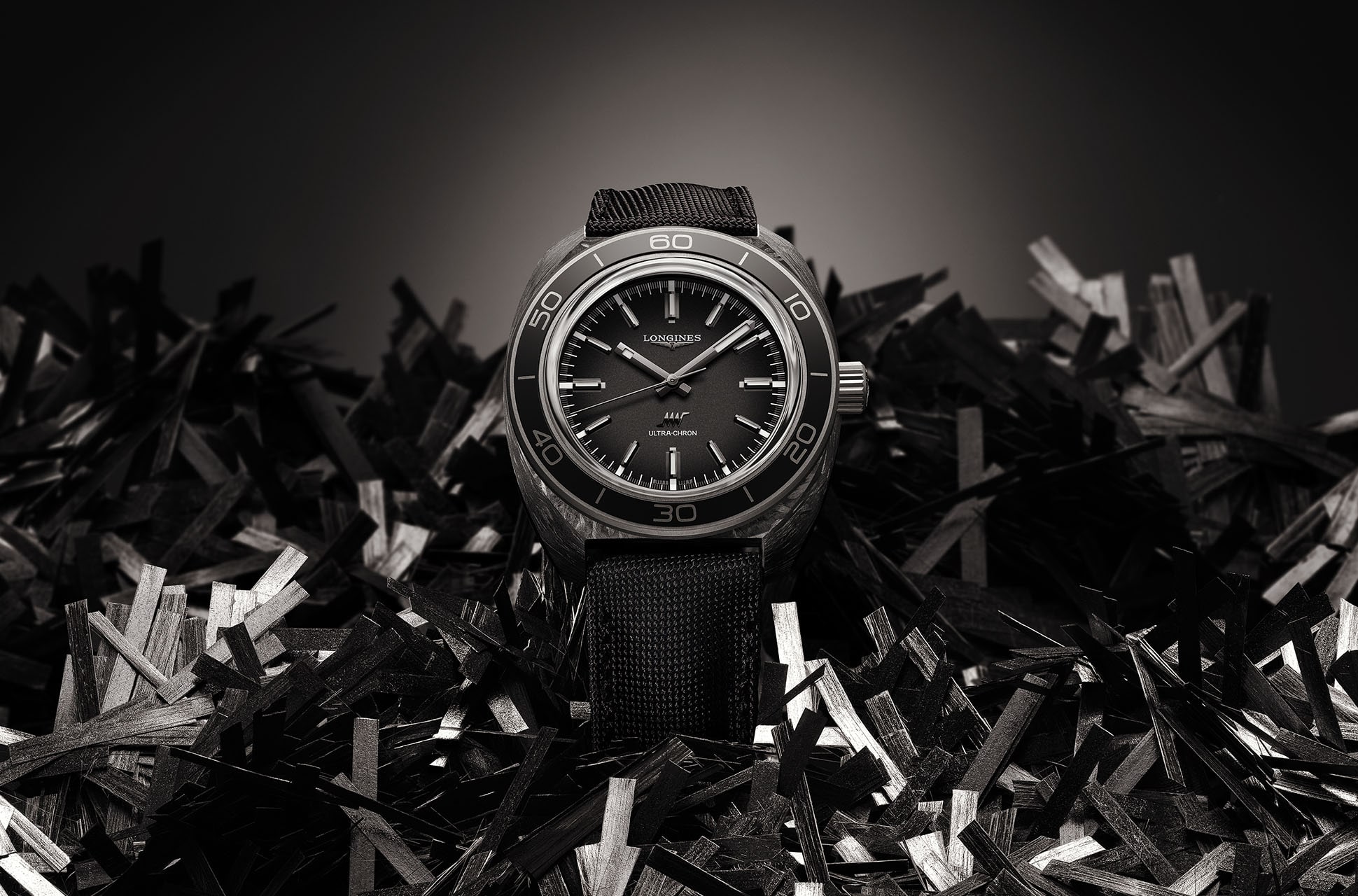 longines ultra chron carbon une min