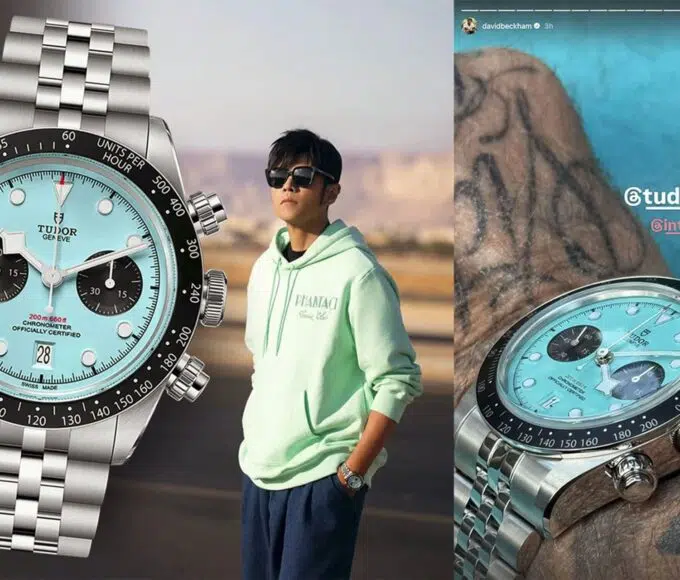 tudor black bay chrono turquoise une min