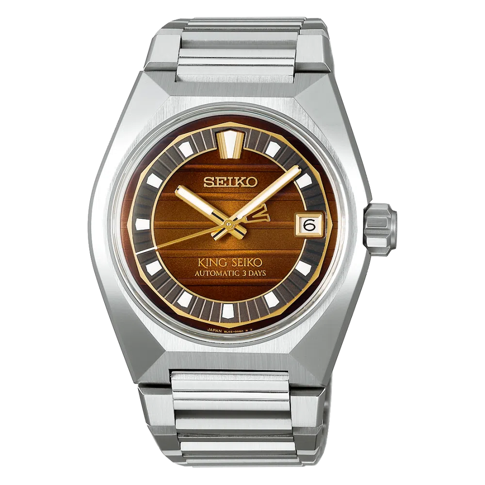 montre king seiko vanac automatic 8l cadran sunrise dore edition limitee