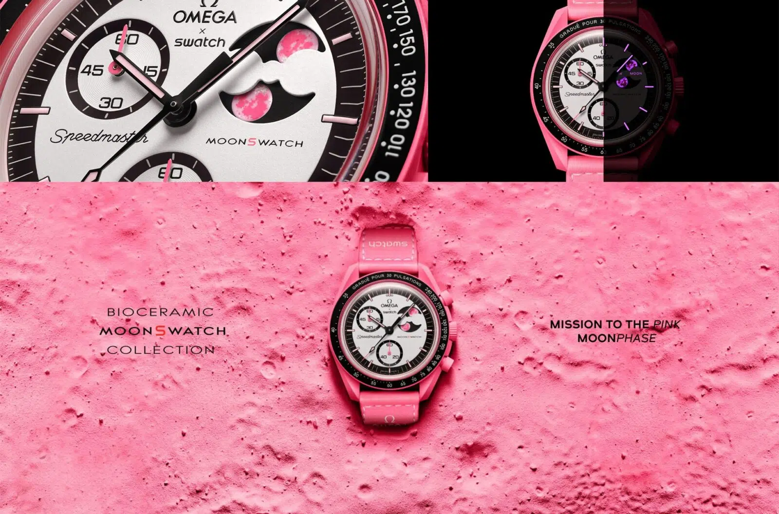 moonswatch mission to pink moonphase une min