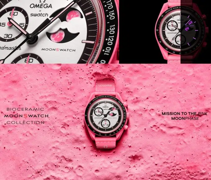 moonswatch mission to pink moonphase une min