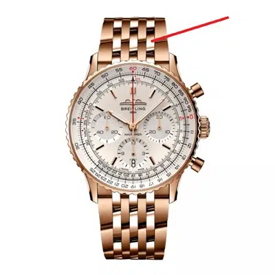 montre matiere or rouge