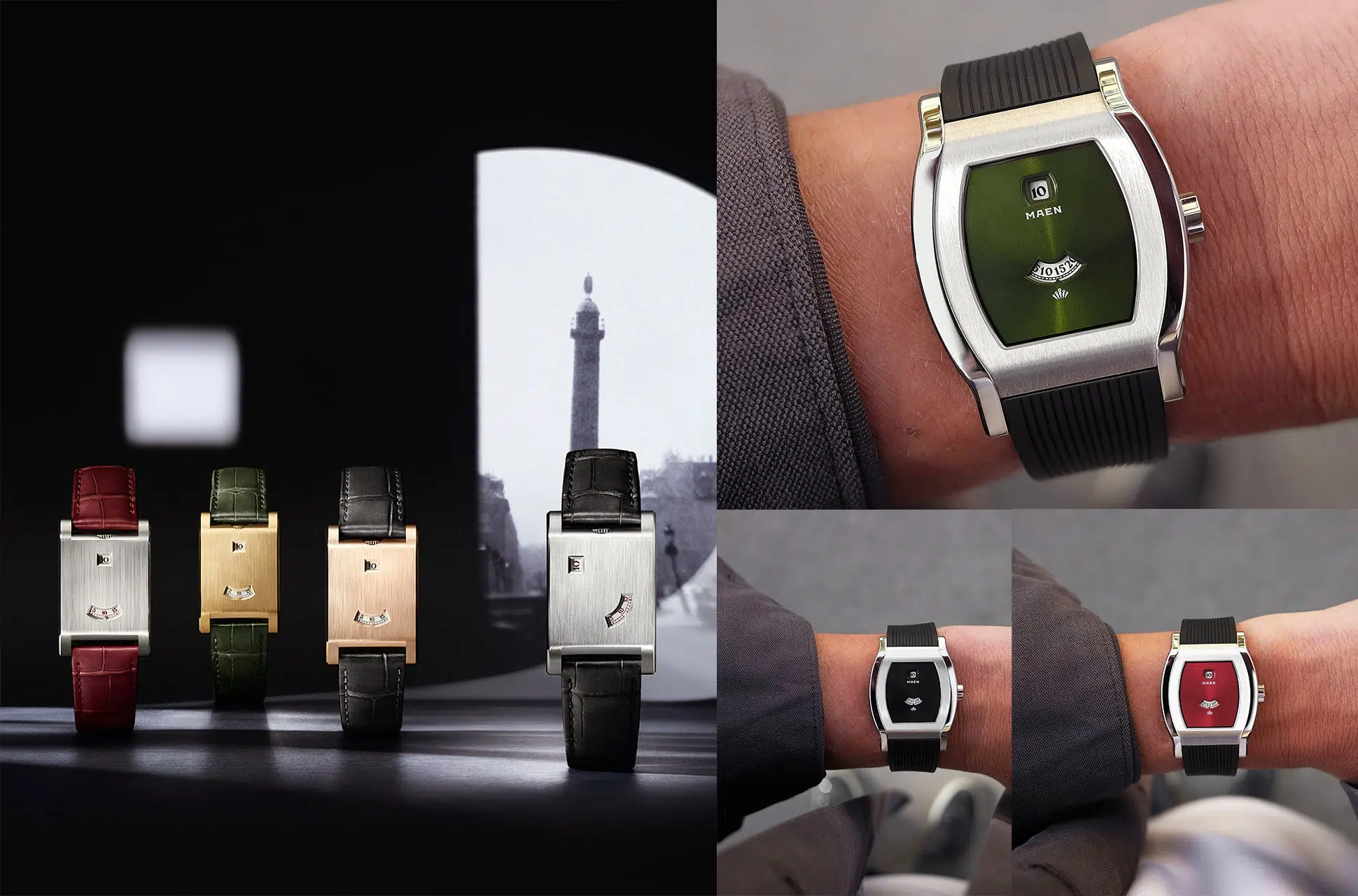 maen cartier montres a guichets une min