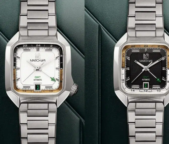 montre march lab am2 slim gmt automatique une min
