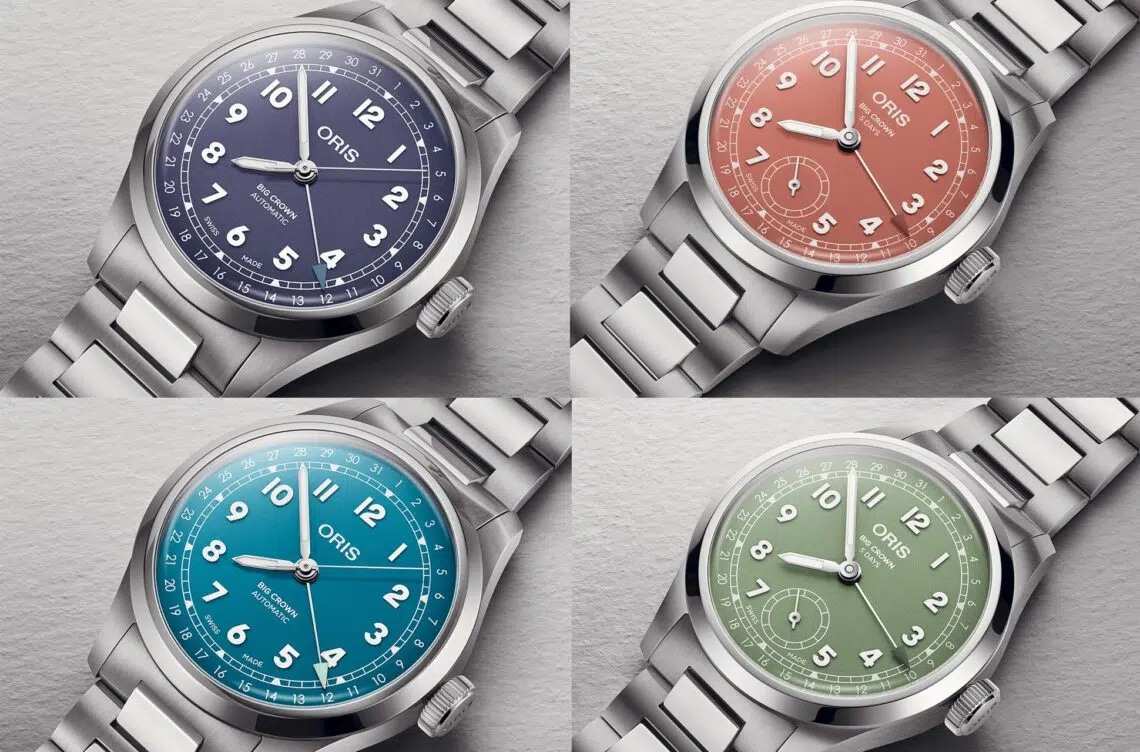 oris big crown pointer date calibre 403 une min