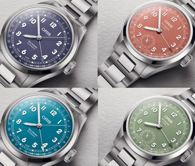 oris big crown pointer date calibre 403 une min