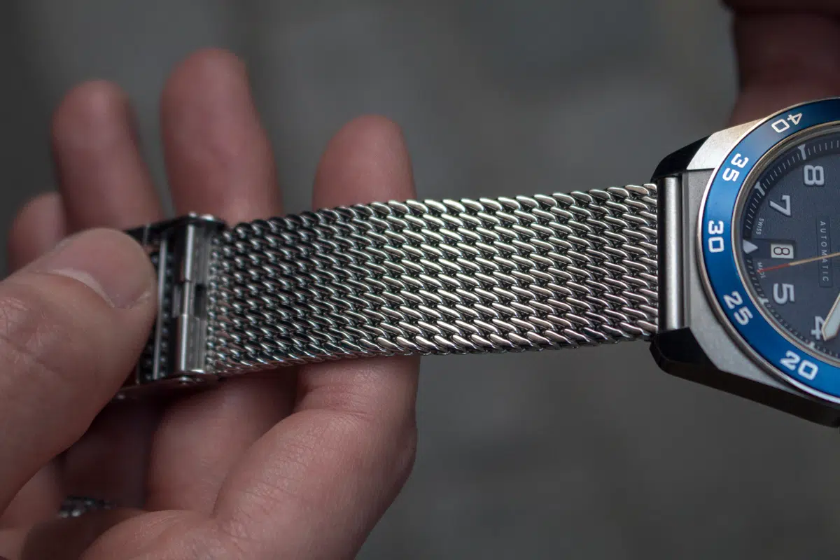 victorinox swiss army automatic 242045 bracelet maille milanaise