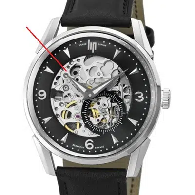montre finition squelette