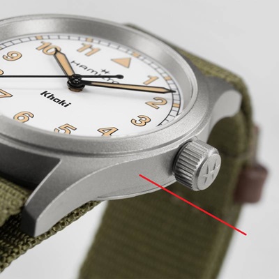 montre finition sablee