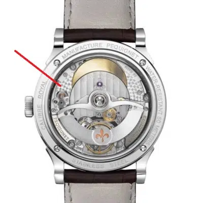 montre finition perlage