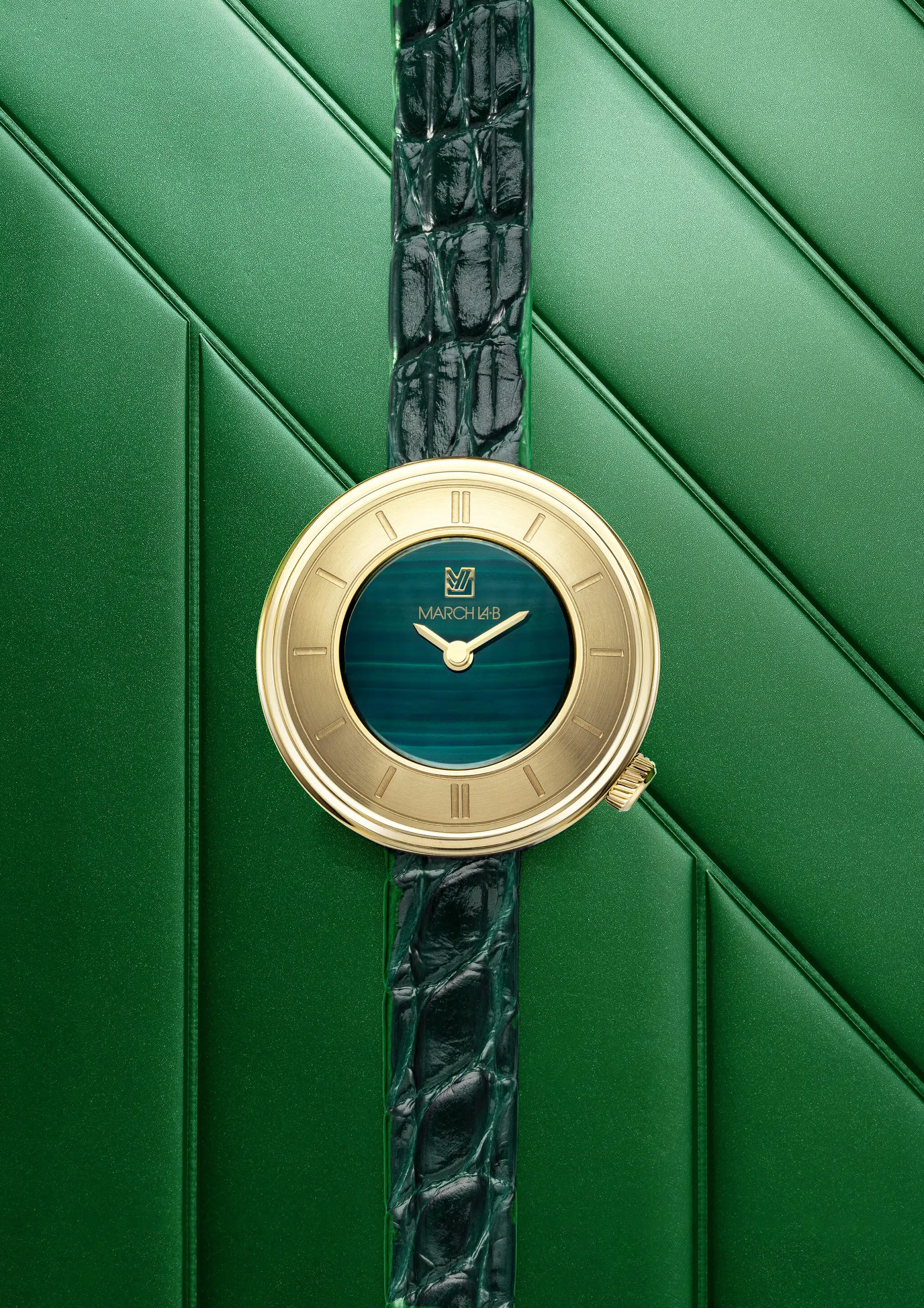 lady volante malachite cuir