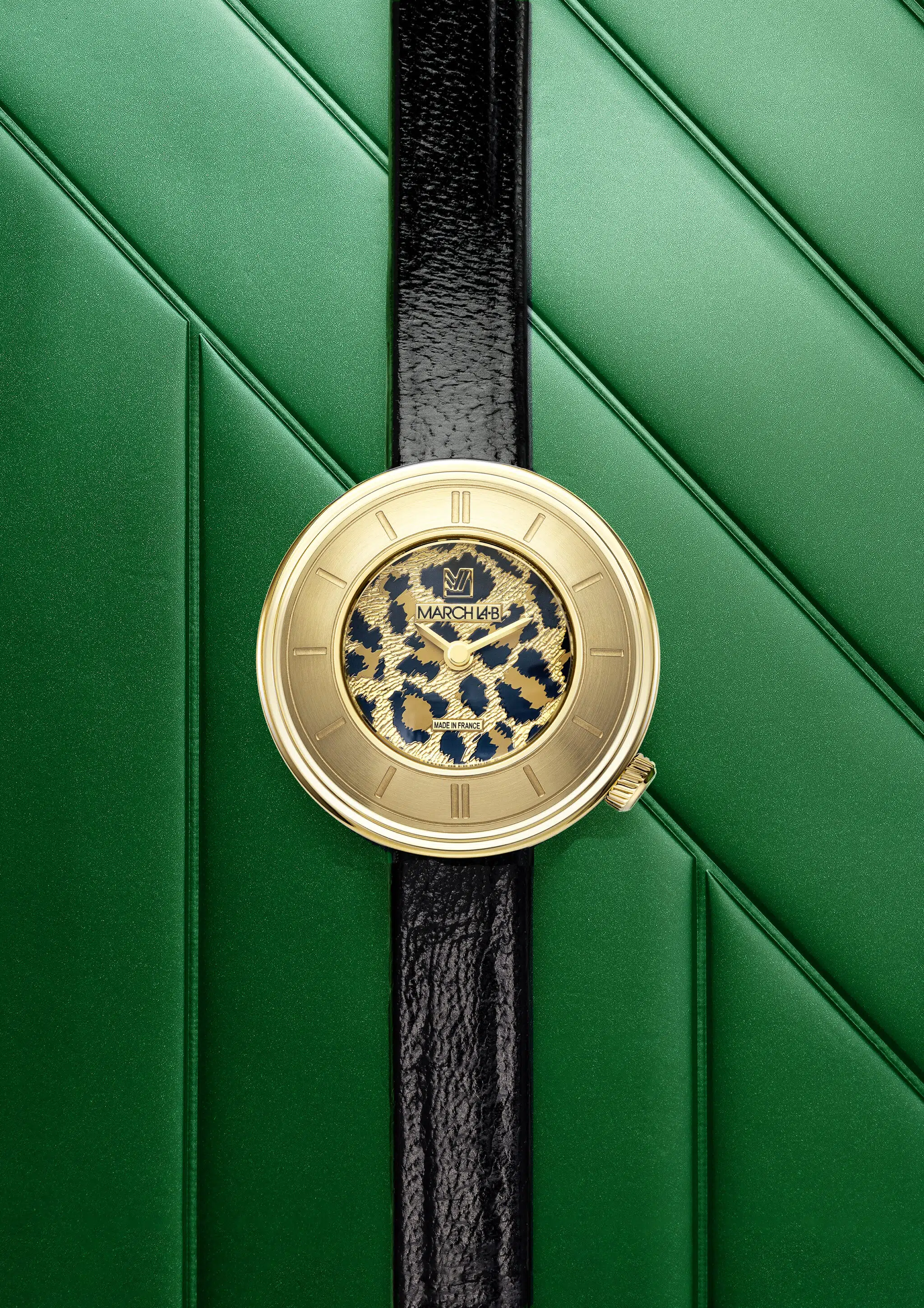lady volante cheetah cuir