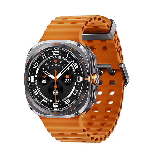global wearable x2 titaniumgray marineband orange right 542217424