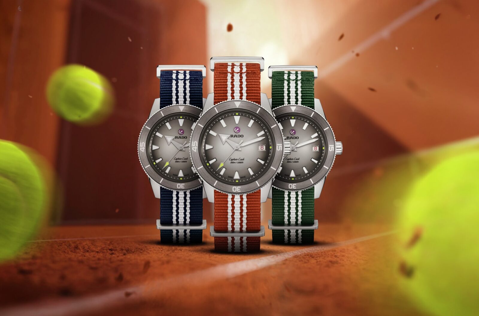 rado captain cook tennis une min