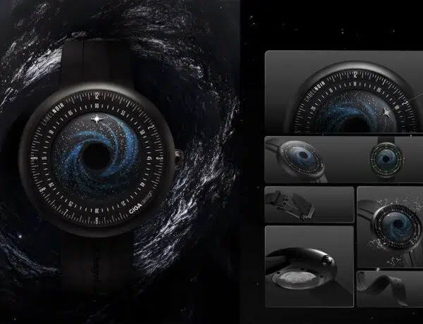 ciga design x label noir automatic watch blue planet ii black star edition une min