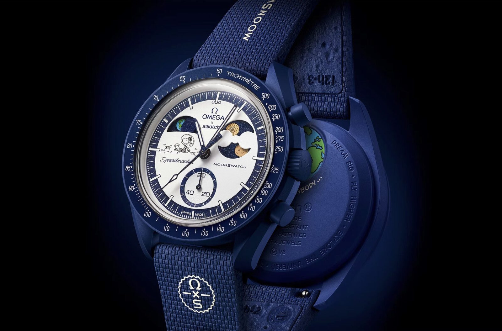 時計 Swatch OMEGA Snoopy MoonSwatch Popcorn MoonSwatchから満月を祝うスヌーピーコラボモデルの第2弾が登場