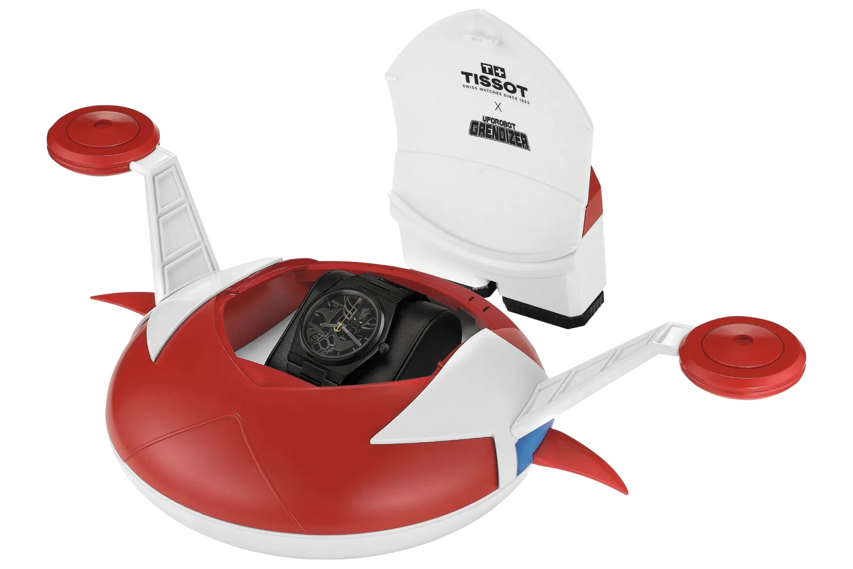 tissot prx 40mm ufo robot grendizer 50th anniversary special edition box webp