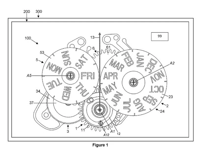 brevet rolex triple calendrier