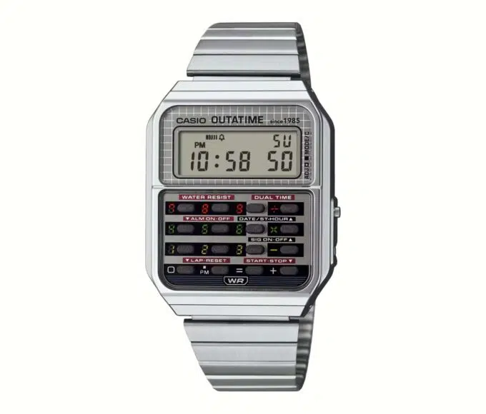 casio retour vers le futur une min
