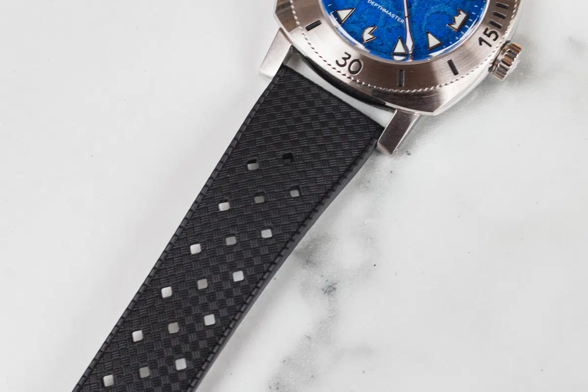 nivada depthmaster coral ocarat bracelet caoutchouc tropic