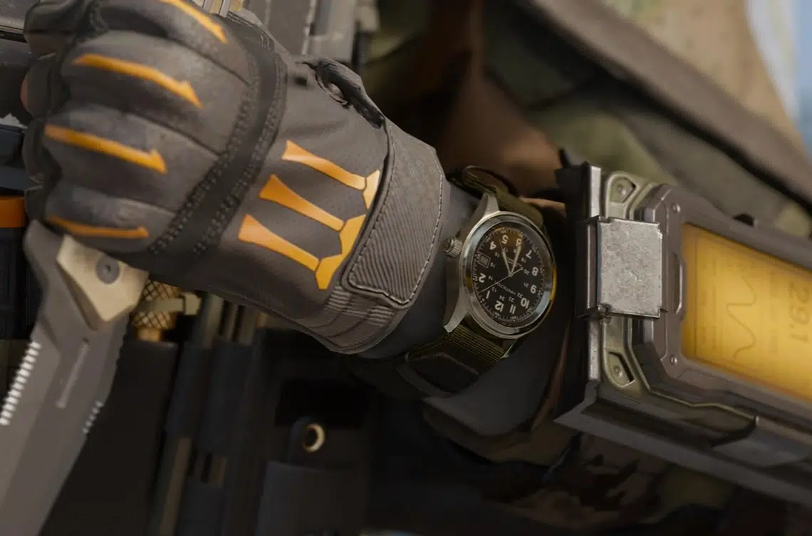 presentation montre hamilton khaki field automatic call of duty black ops 7 h70475930 edition limtee
