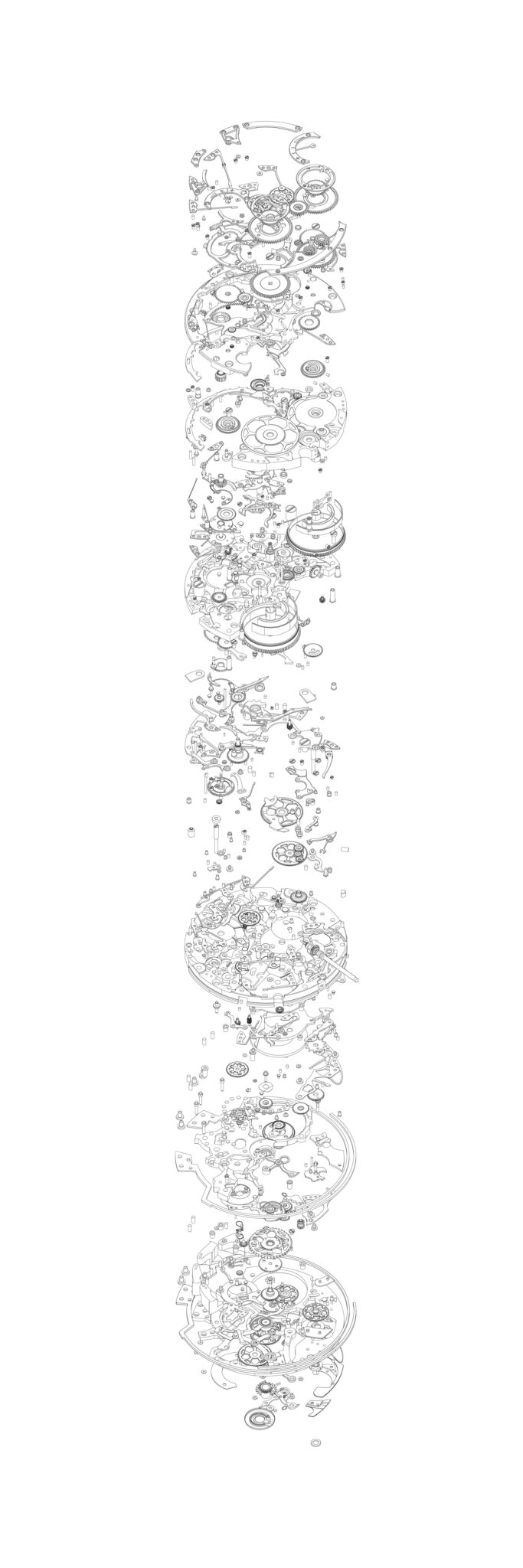 15gsq calibre 1053 components