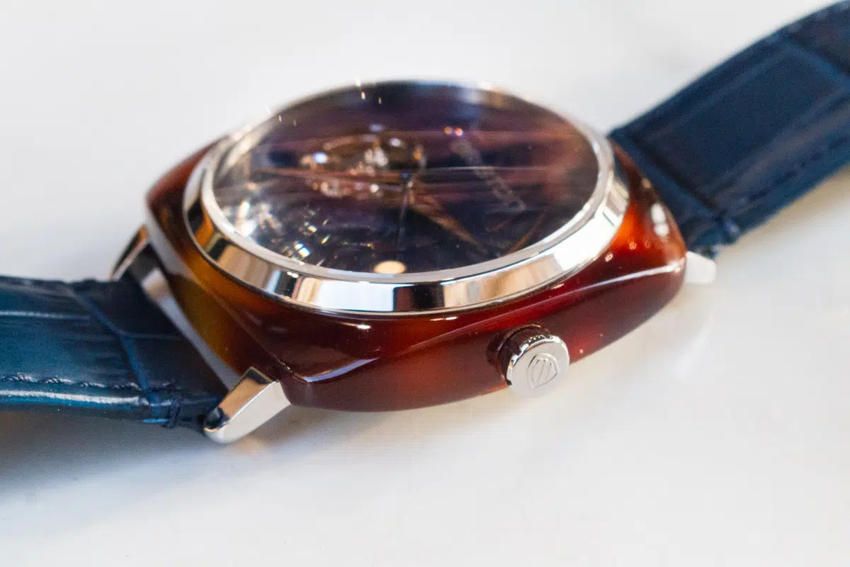 briston blubmaster iconic spiral bleu email grand feu x ocarat details boitier