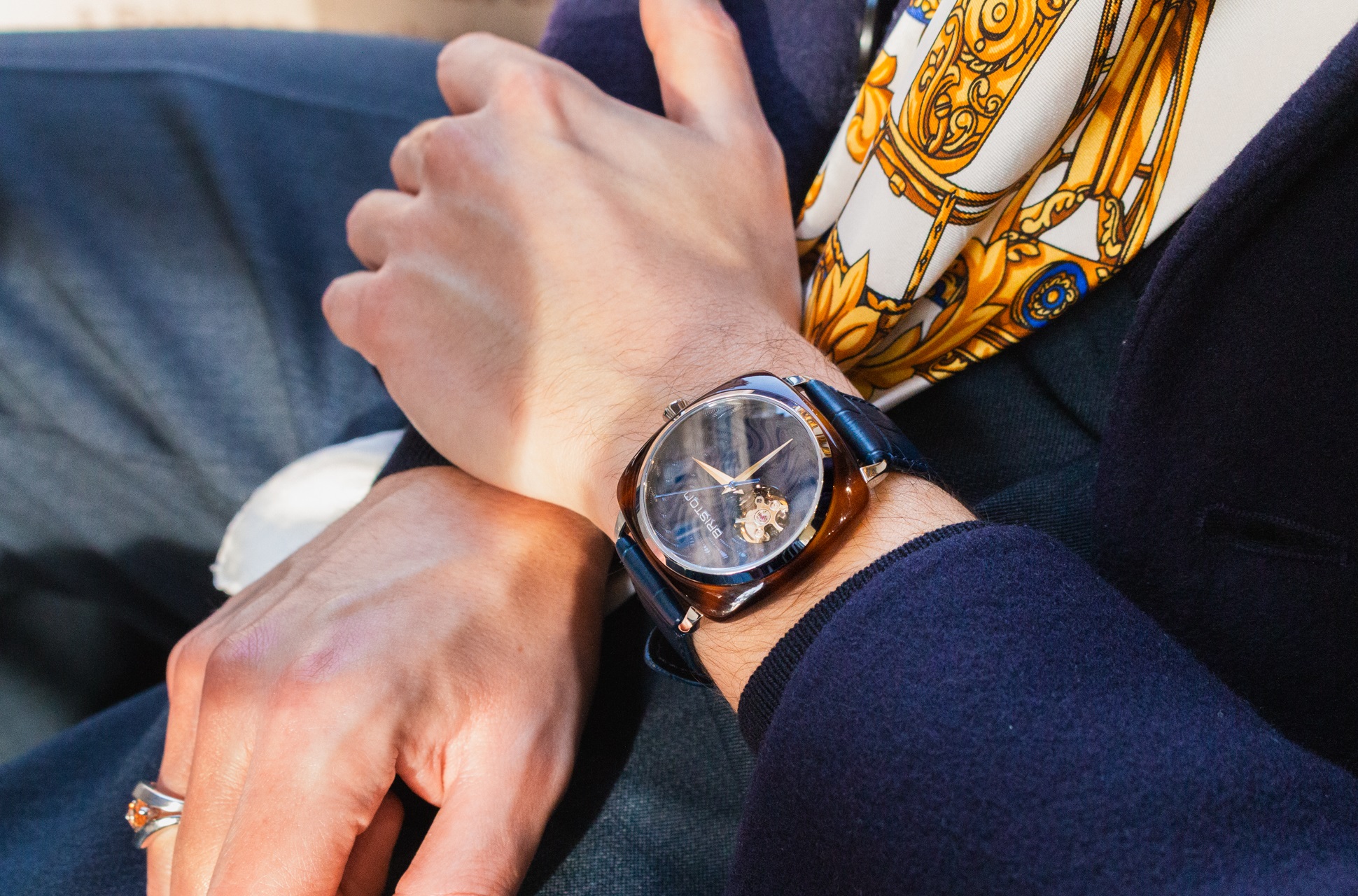 briston blubmaster iconic spiral bleu email grand feu x ocarat test et avis mr montre