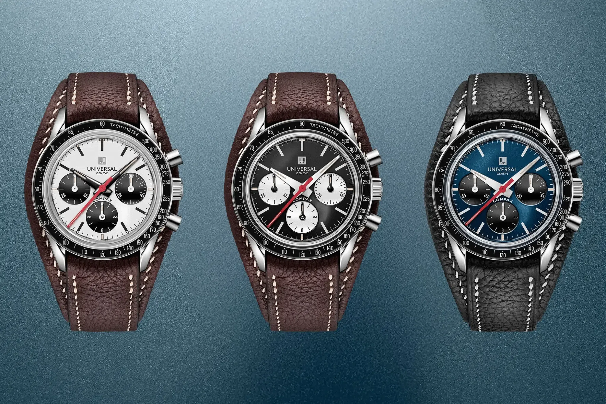 universal geneve tribute to compax the nina set in white gold webp