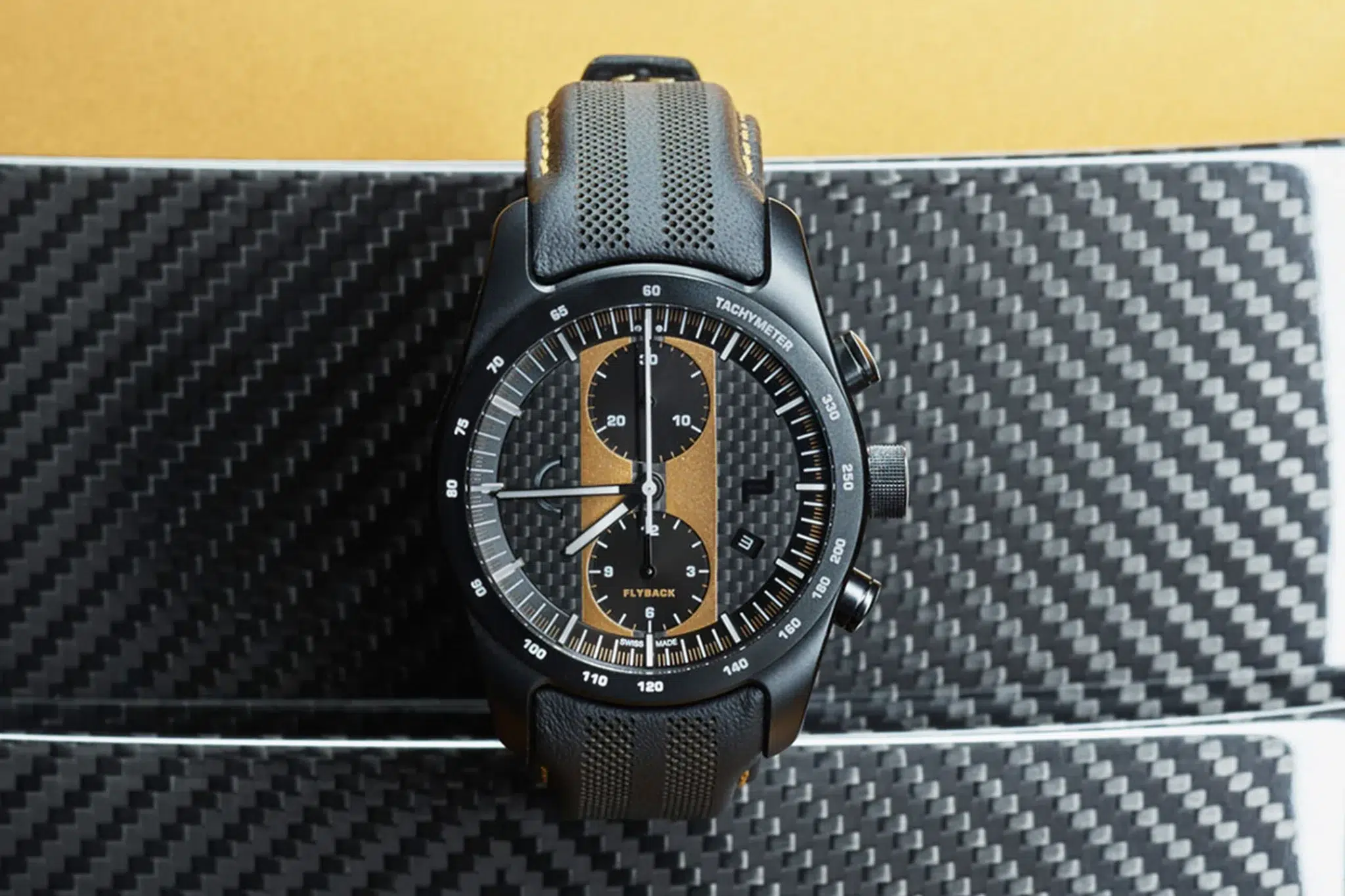 the porsche 911 turbo s exclusive series chronograph