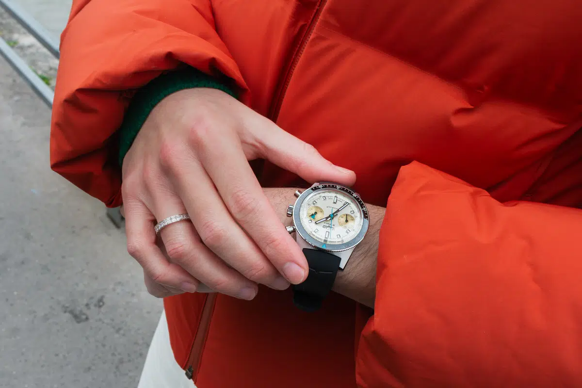 vulcain skindiver chronograph sable et azur x ocarat avis mr montre