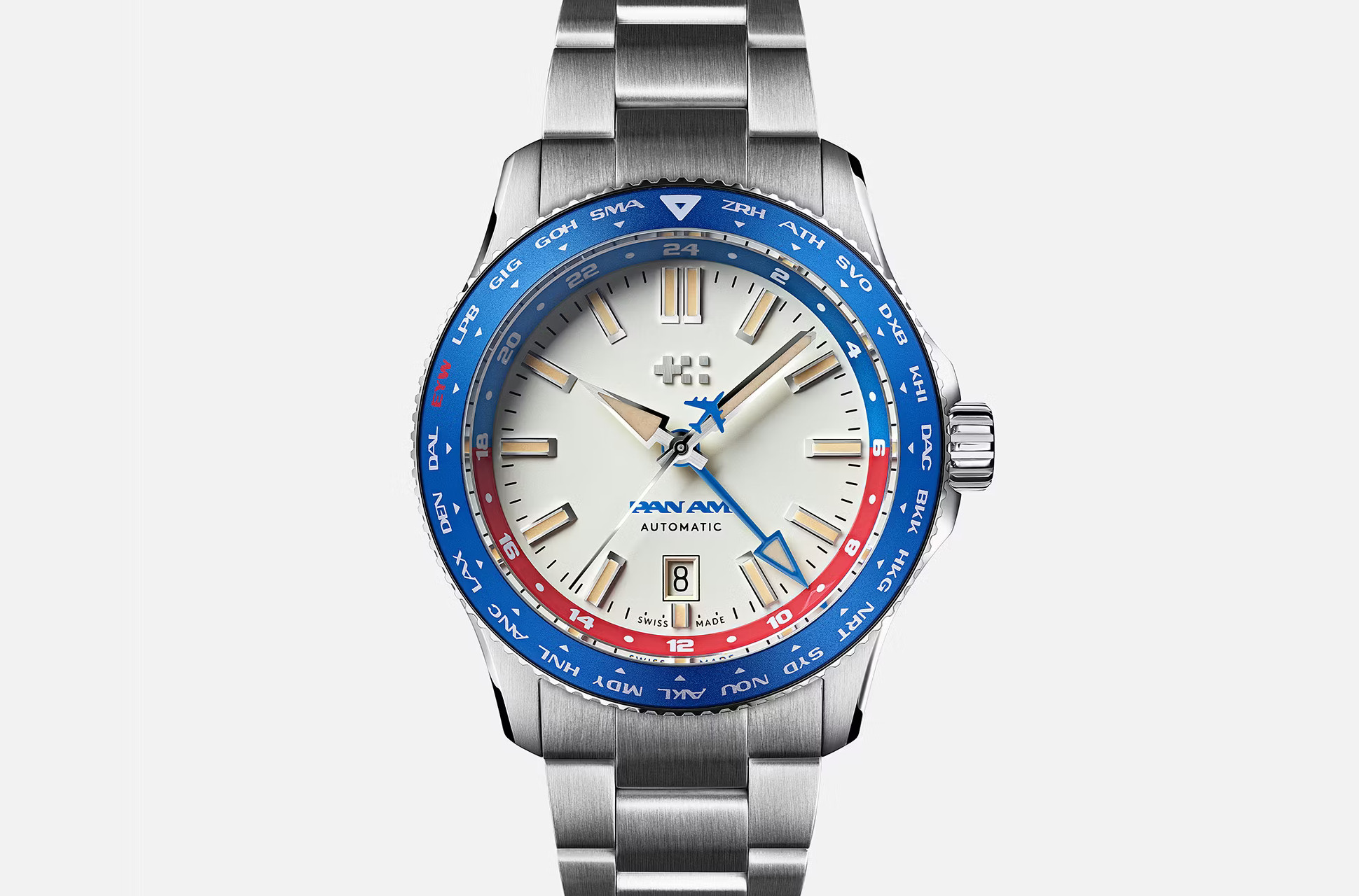 christopher ward c60 clipper gmt panam une